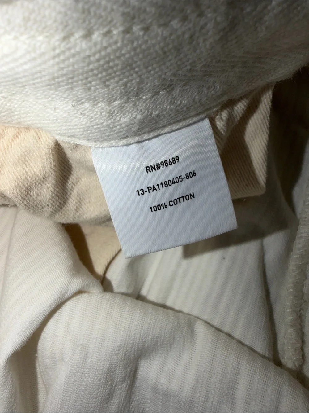 Todd Snyder Men’s Corduroy Weekend Drawstring Pants Size XL In Ivory